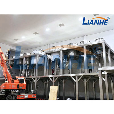 Réservoir de mélange industriel de homogénisateur de shampooing de mélangeur liquide chimique d'émulsifiant