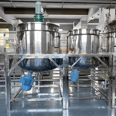 Machine de fabrication détersive liquide de haut de cisaillement de SUS316L mélangeur d'émulsifiant avec le chauffage et le homogénisateur