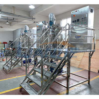 Grand réservoir facial de réacteur de soins de la peau de mélangeur d'émulsifiant de vide de la capacité 6000L avec le chauffage