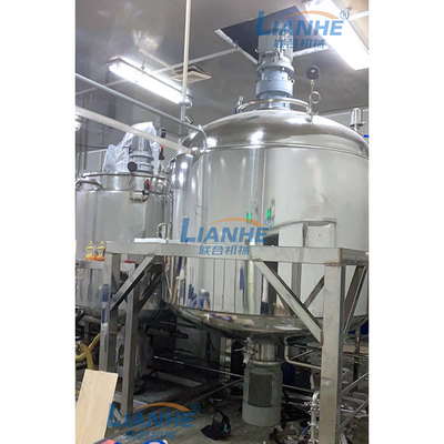 cosmétique du vide 5T faisant le mélangeur de chauffage de lotion d'émulsifiant de shampooing de crème de machine