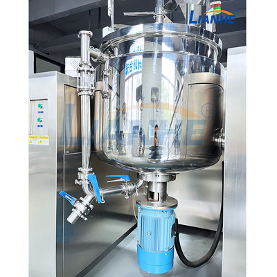 Cosmétique de homogénisateur de circulation de vide de la machine 200L de mélangeur d'émulsifiant d'écran tactile faisant le mélangeur