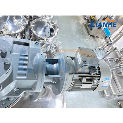 Réservoir de mélange d'onguent cosmétique de mélangeur d'émulsifiant de vide de chauffage de vapeur avec l'agitateur