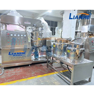 réservoir de mélange industriel de mélangeur d'émulsifiant du vide 50L avec le système de levage de Hydraylic