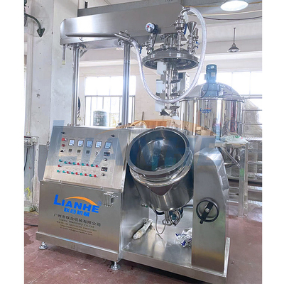 niveau élevé de fabrication cosmétique crème de mélangeur d'émulsifiant du vide 100L