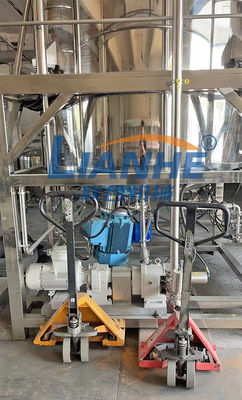 mélangeur de émulsification du vide 3000L avec de la crème cosmétique de capteur de pression de piézoélectrique faisant la machine