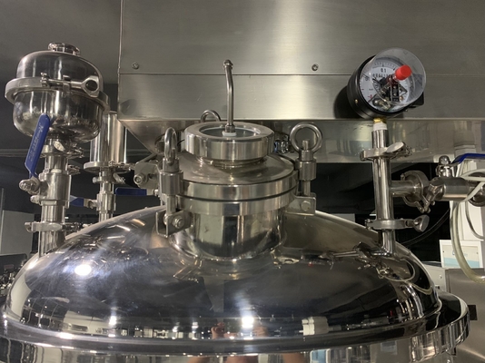 crème de visage cosmétique de homogénisateur de mélangeur du vide 300L faisant la machine