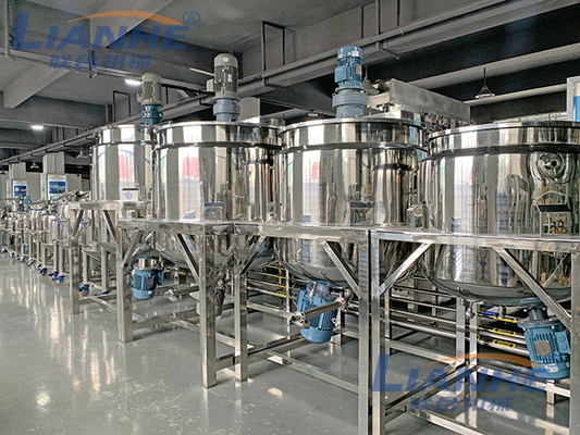 gel de douche du shampooing 2000L faisant le mélangeur de homogénisateur d'aseptisant de main de machine