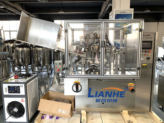 Remplissage en aluminium en plastique d'onguent de tube et machine de scellage de grande précision