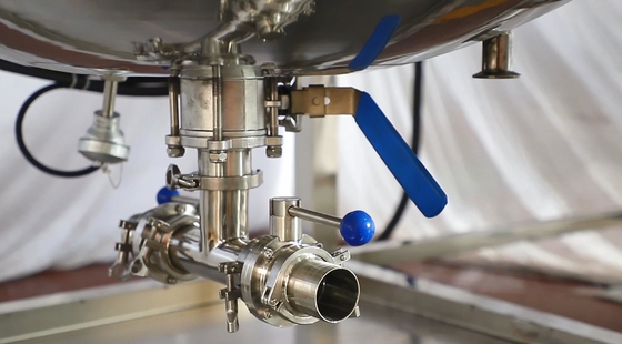 solution de réactif d'antigène de mélangeur d'émulsifiant du vide 300L faisant le réservoir de chauffage de machine
