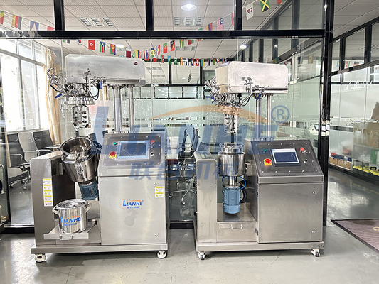 lotion crème cosmétique de 10L 20L faisant la machine de mélangeur d'Emulsifiying de vide de machine