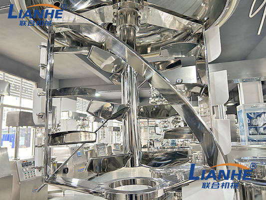 machine de émulsification de levage hydraulique de mélangeur de homogénisateur du vide 200L cosmétique
