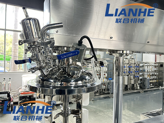 mélangeur à grande vitesse de vide de lotion de homogénisateur d'émulsifiant de vide de crème du laboratoire 5L
