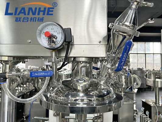 mélangeur à grande vitesse de vide de lotion de homogénisateur d'émulsifiant de vide de crème du laboratoire 5L