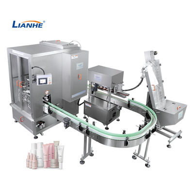 Machine de capsulage remplissante de lavage de 6 becs de haute précision de main automatique de piston