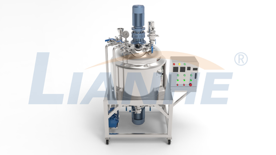 machine de émulsification de mélange de chauffage de homogénisateur de vide de la couverture 200L scellée