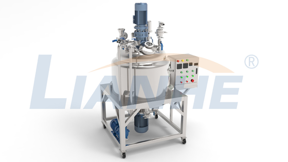 machine de émulsification de mélange de chauffage de homogénisateur de vide de la couverture 200L scellée