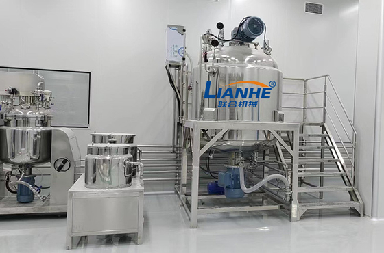 Mayonnaise d'homogénéisation de ketchup d'émulsifiant de vide de contrôle de bouton faisant la machine