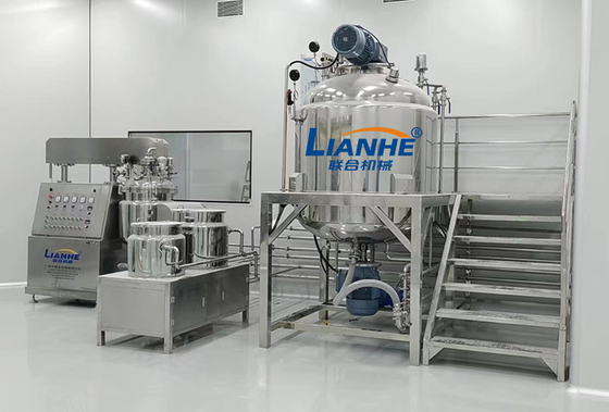 Mayonnaise d'homogénéisation de ketchup d'émulsifiant de vide de contrôle de bouton faisant la machine