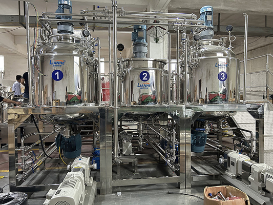 Machine de émulsification d'homogénéisation de lotion de mélangeur d'émulsifiant de vide de cisaillement élevé