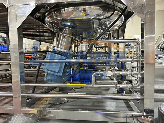 Machine de émulsification d'homogénéisation de lotion de mélangeur d'émulsifiant de vide de cisaillement élevé