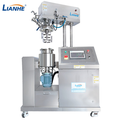 Crème corporelle de PLC 5L faisant la machine, mélangeur de émulsification de vide de chauffage de vapeur