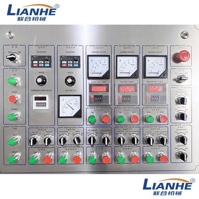 Machine pratique de mélangeur d'émulsifiant du vide 4KW pour pharmaceutique