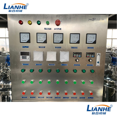 onguent 100L faisant la machine, type fixe installation de fabrication cosmétique