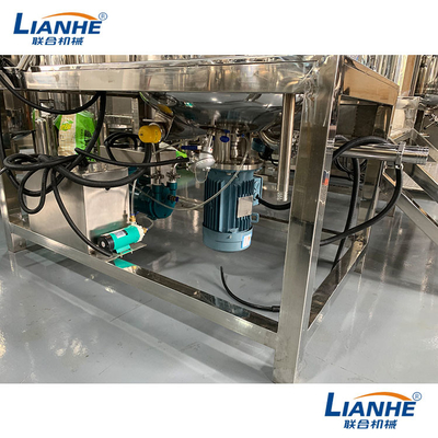 onguent 100L faisant la machine, type fixe installation de fabrication cosmétique