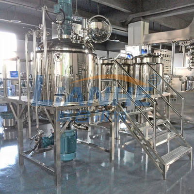 500L a fixé le type cadre du mélangeur SUS304 d'émulsifiant de vide pour la crème cosmétique