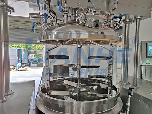 1 ascenseur hydraulique de machine de mélangeur de Ton Double Cylinder Vacuum Emulsifier