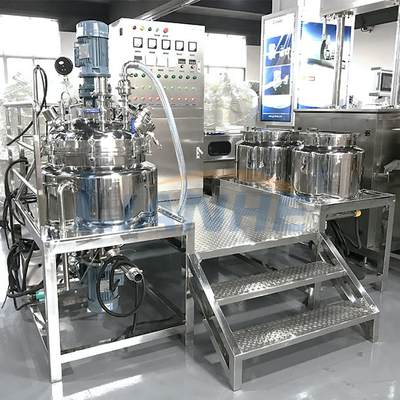 50L Fixed Type Vacuum Emulsifier Mixer Paste Lotion Making Machine SUS Material