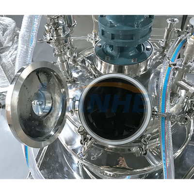 50L Fixed Type Vacuum Emulsifier Mixer Paste Lotion Making Machine SUS Material