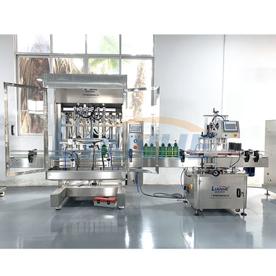 Machine de remplissage crème de lotion d'acier inoxydable