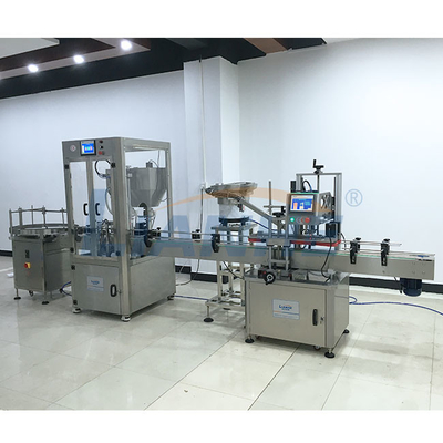 Machine de remplissage antirouille de tête de double de PLC étanche avec la pompe servo