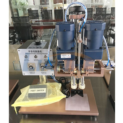 Machine de capsulage 220V/110V de bouteille semi automatique avec 4 rouleaux