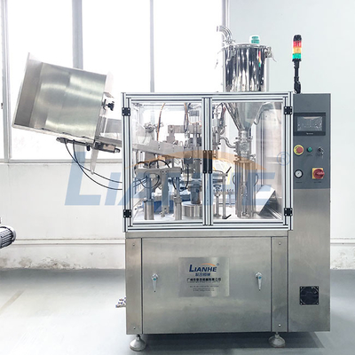 Pression atmosphérique de la machine de remplissage de tube de pâte dentifrice SUS304 1.1KW automatique