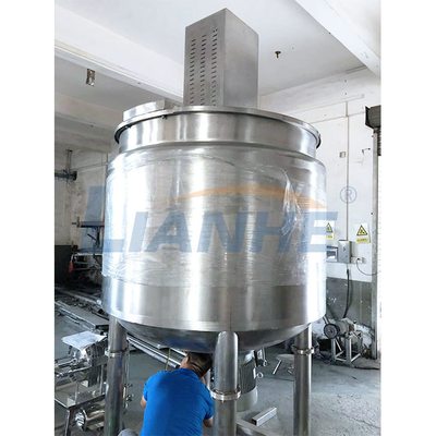 Machine détersive de mélange de GMP 7.5KW, équipement cosmétique anticorrosif de mélangeur