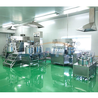 contrôle élevé de PLC de mélangeur d'émulsifiant de cisaillement du vide 50L pour le refroidissement d'eau glacée