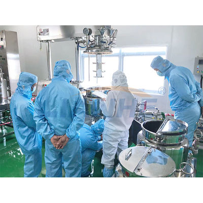 contrôle élevé de PLC de mélangeur d'émulsifiant de cisaillement du vide 50L pour le refroidissement d'eau glacée