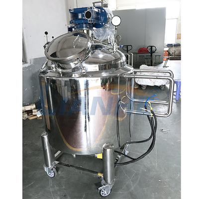 Type scellé réservoirs de mélange d'acier inoxydable de 500L, équipement de mélange cosmétique mobile