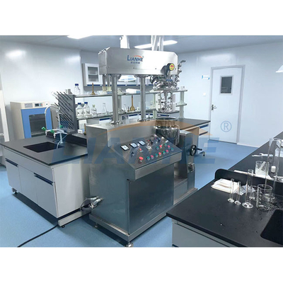 3 couches de laboratoire d'émulsion de machine de mélangeur pour le matériel crème de 10L SUS316L