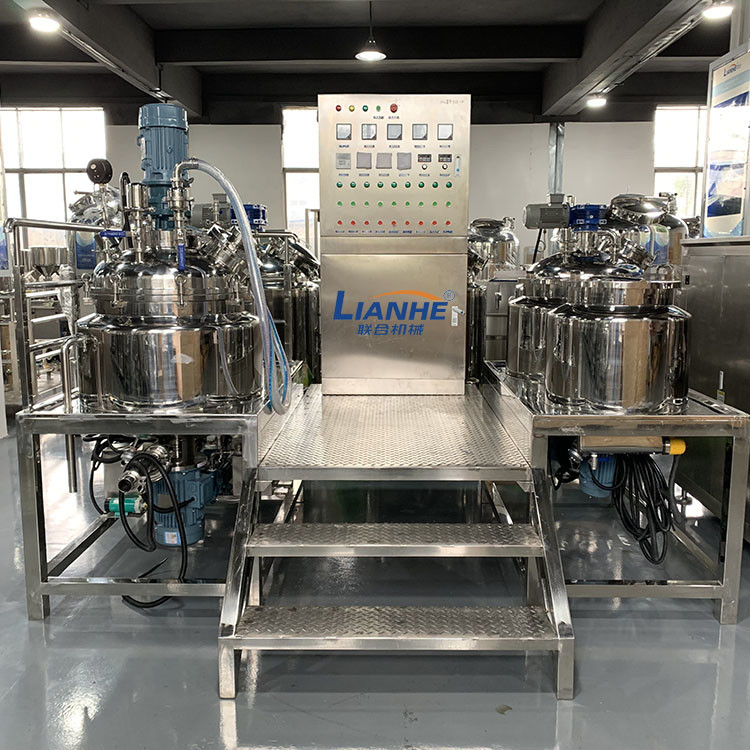 onguent 100L faisant la machine, type fixe installation de fabrication cosmétique