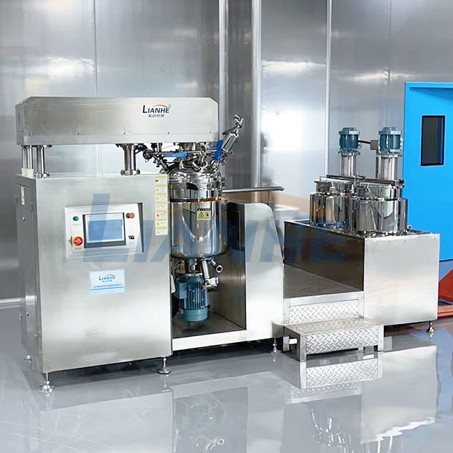 Haut mélangeur électrique d'émulsifiant de cisaillement de PLC 50L pour le homogénisateur crème